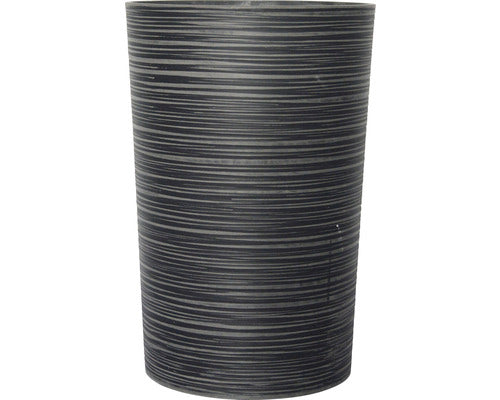 Ghiveci Cu Striatii Lafiora Plastic Ø 49, 3 Cm H 72, 5 Cm Antracit