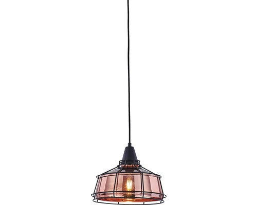 Pendul Factory E27 Max. 1x40w, Negru/cupru