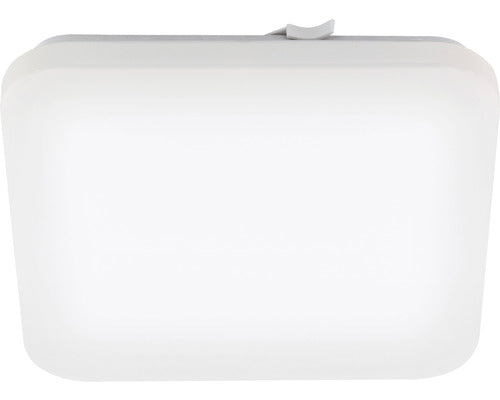 Plafoniera/aplica cu LED integrat Frania 17,3W 2000 lumeni, 33x33 cm, pentru baie IP44, crom