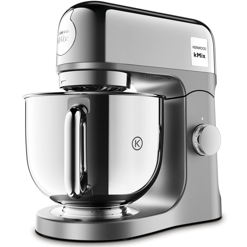 Robot de bucatarie KENWOOD kMIX EDITIONS KMX760CH, 1000 W, vas inox 5 l, 6 trepte viteza, 3 accesorii patiserie, argintiu
