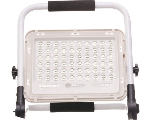 Proiector Portabil Cu Incarcare Solara Ql Lighting 8000 Lumeni Ip65, Lumina Rece, Cu Acumulator Li-ion 18000mah