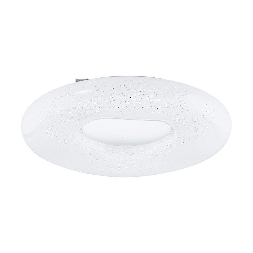 Plafoniera EGLO ZAMUDILO 99342, LED 24W 2800lm 3000-6500K IP20, Alb, Argintiu