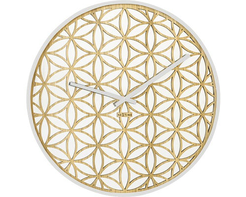 Ceas Perete Nextime Bella Mirror Alb Ø 50 Cm