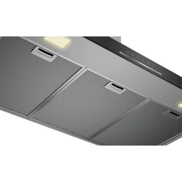 Hota Decorativa GRUNDIG GDKP5464BBSC, 1 motor, 700 m3/h, L 90 cm, Negru-Inox