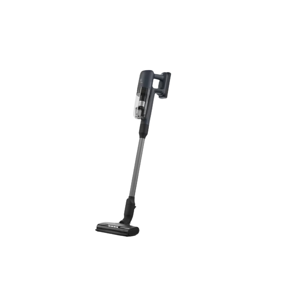 Aspirator vertical multifunctional ELECTROLUX Seria 700 EP71UB14DB, 100 AirWatt, 4000 mAh Li-Ion, motor BLDC, autonomie max 50 min, perie motorizata multi-suprafete cu lumini LED, duza spatii inguste, tub special multi - unghi, albastru denim