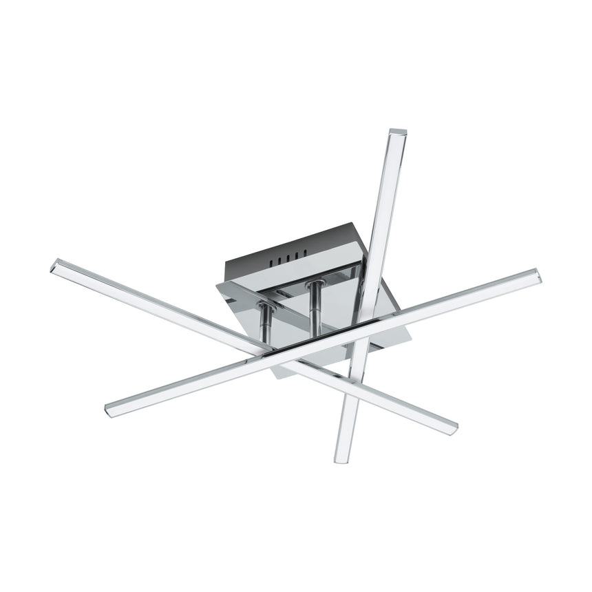 Plafoniera Lasana 1, 95567, Crom-Alb, LED 18W, 1890lm