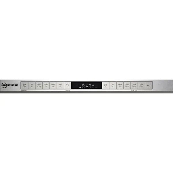 Masina de spalat vase incorporabila Slim Neff S855EMX16E, 10 seturi, 6 programe, Clasa D, Home Connect, Extra Speed, Flex 2, OpenDry, TimeLight, 45 cm