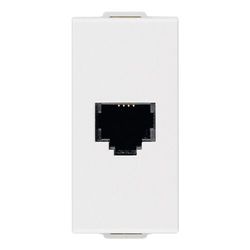 Priza, Vimar, telefon, RJ11, 1M, NEVE, Alb, 09320