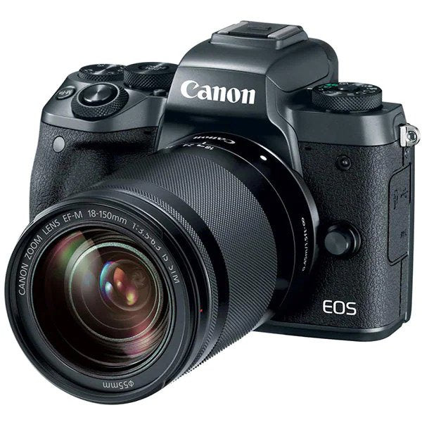 Aparat foto Mirrorless CANON EOS M50, 24.1 MP, Wi-Fi, plus Obiectiv M18-150mm, Negru