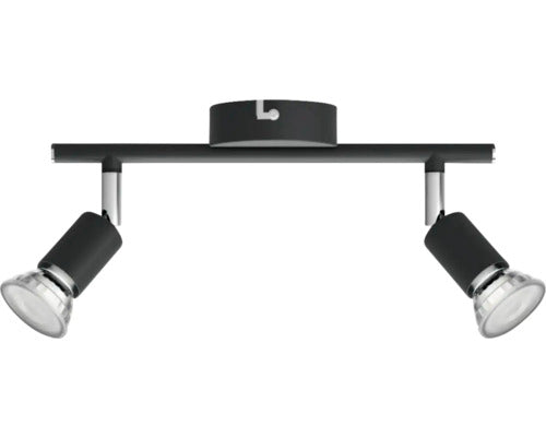 Sina Spoturi Limbali Gu10 Max. 2x50w, Metal/negru