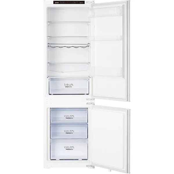 Combina frigorifica incorporabila GORENJE NRKI4182P1, No Frost Dual Advance, 246 l, H 177.2 cm, Clasa F, Alb