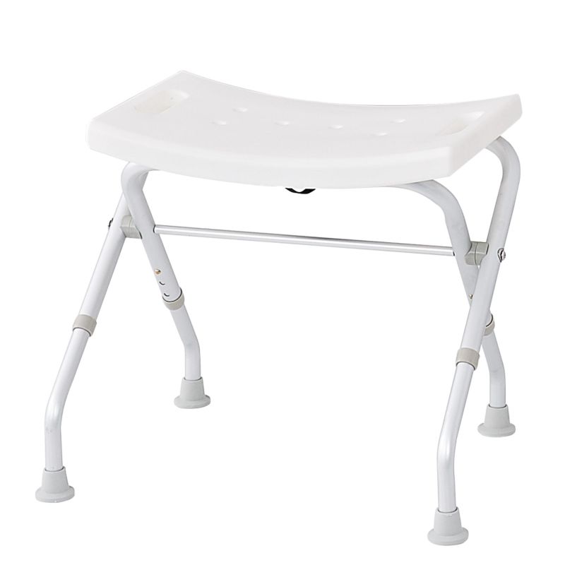 Scaun de baie pliabil (pliant)cu inaltime reglabila Ridder suporta max 110 kg A0050301