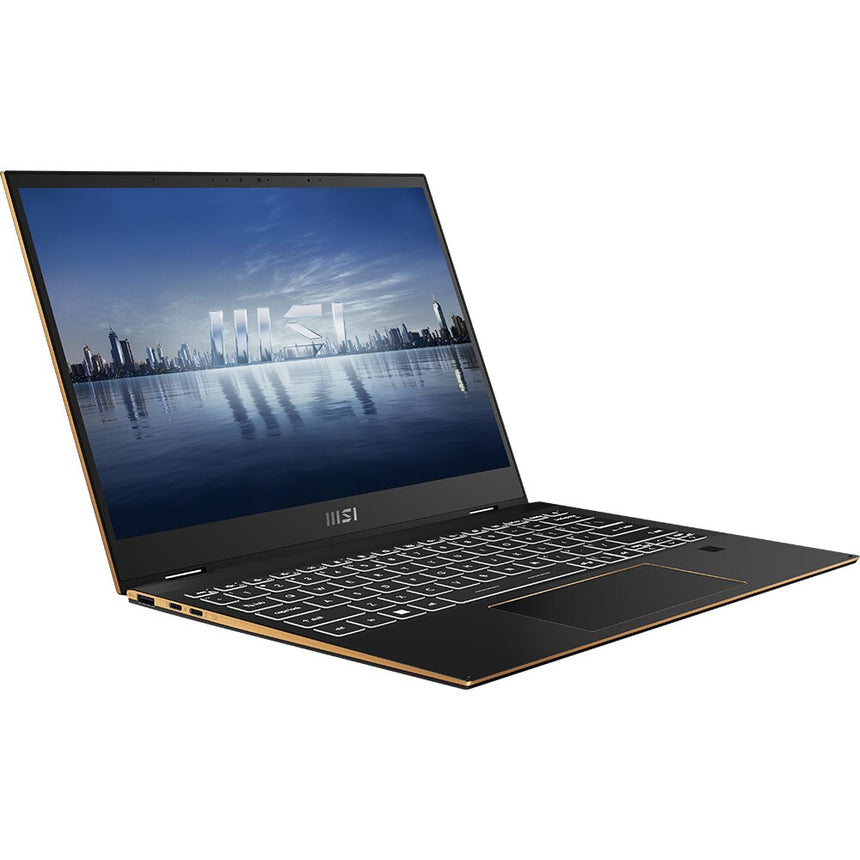 Laptop 2 in 1 MSI Summit E13 Flip Evo A13MT-235RO, Intel Core i7-1360P pana la 5GHz, 13.4" WUXGA Touch, 16GB, SSD 1TB, Intel Iris Xe Graphics, Windows 11 Home, Negru