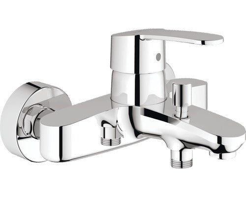 Baterie cada Grohe Eurostyle Cosmopolitan, monocomanda, 1/2", cartus ceramic, protectie reflux, limitator debit reglabil, crom