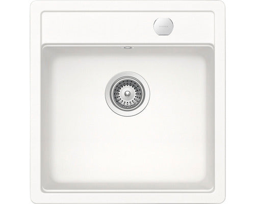 Chiuveta Bucatarie Cu O Cuva Schock Mono N-100s 49x51 Cm, Fara Picurator, Cristadur Polaris