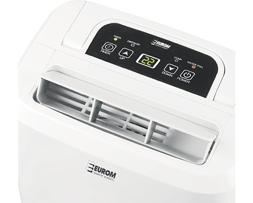 Dezumidificator Eurom, capacitate dezumidificare 10 litri/24 h, rezervor 2 litri, ideal pentru un somn odihnitor, previne formarea mucegaiului si acarienilor, potrivit si pentru rufe, timer, indicator rezervor plin, operare simpla, alb