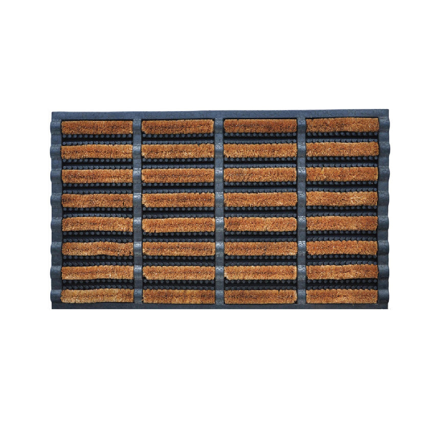 Covor de intrare Pres Island Plus Maro Natural-70% cocos 30% cauciuc 40x60cm