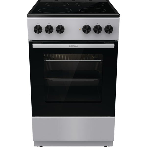 Aragaz GORENJE GEC5A11SG, 4 arzatoare, Electric, L 50 cm, Gri