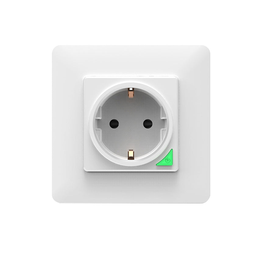 Priza inteligenta PNI SmartHome WP850, Wi-Fi, montaj ingropat, 16A, 3600W, compatibil Amazon Alexa/Google Home, Alb