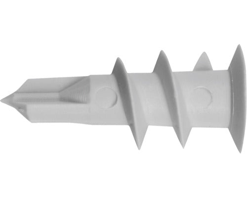 Dibluri Plastic Autoforante Fara Surub Tox Spiral, 50 Bucati, Pentru Gipscarton