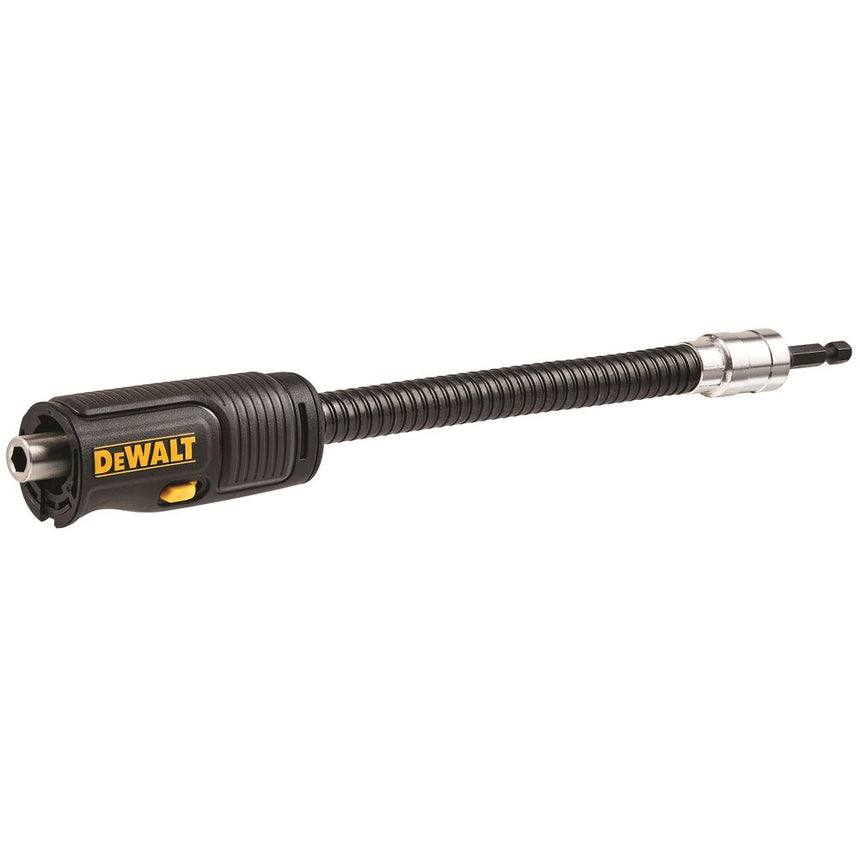 Cap unghiular modular cu atasament flexibil DeWALT DT20501-QZ, angrenaje durabile pentru o durata de viata de 10 ori mai lunga, adancime cap 38mm pentru accesibilitate maxima, rezistent la impact pentru a face fata puterii surubelnitelor cu impact moderne