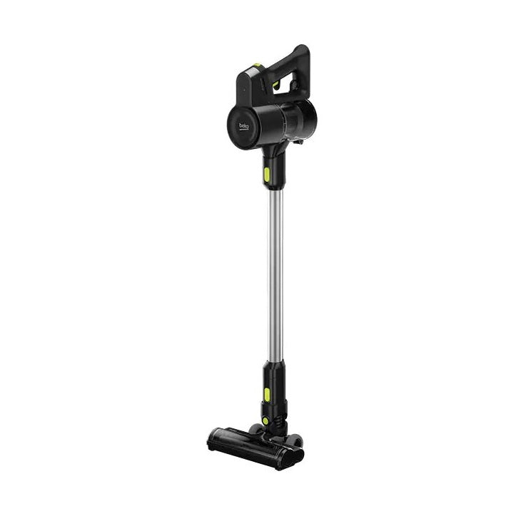 Aspirator Vertical BEKO ErgoClean VRT51225VB, 0.55l, 25.2V, Autonomie maxima 45 min, PerformCyclone, Argintiu-Negru