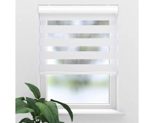 Rulou Dublu Soluna D-r6 Alb 40x175 Cm, Caseta Alba