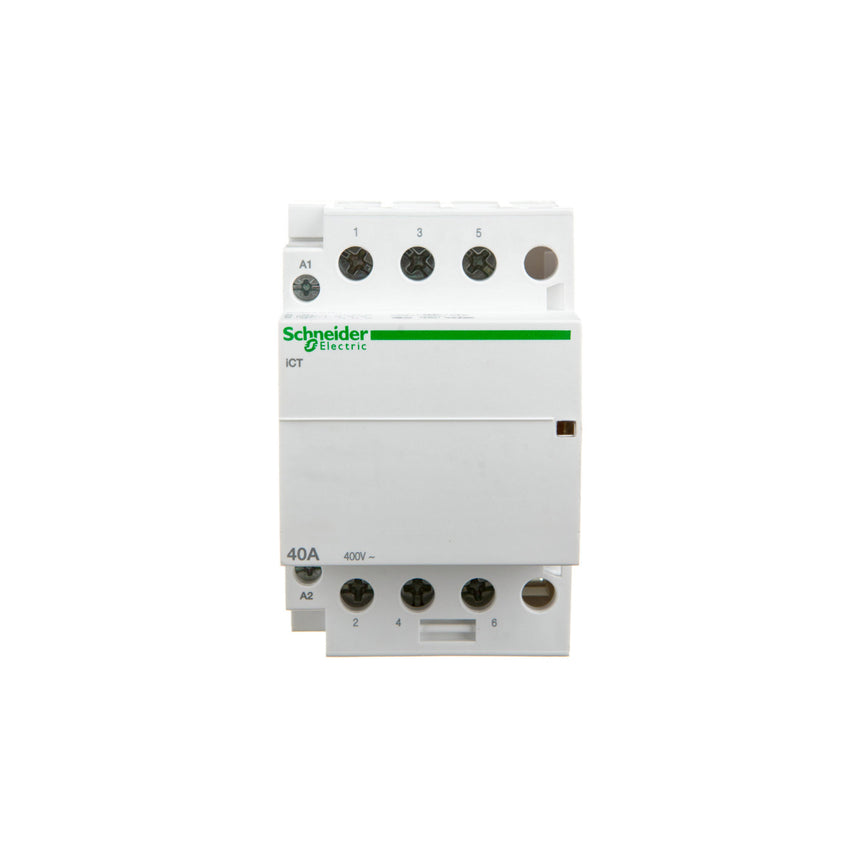 Contactor modular, Schneider, Plastic, 40A, Alb