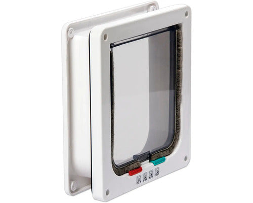 Usa Acces Pisici Karlie Cu 4 Cai De Intrare 23x5x25 Cm Alb