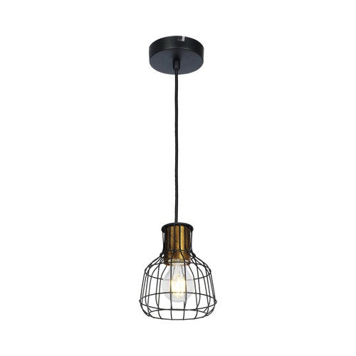 Pendul Grimy, sp1 KL111056, 1 x E27, negru / auriu