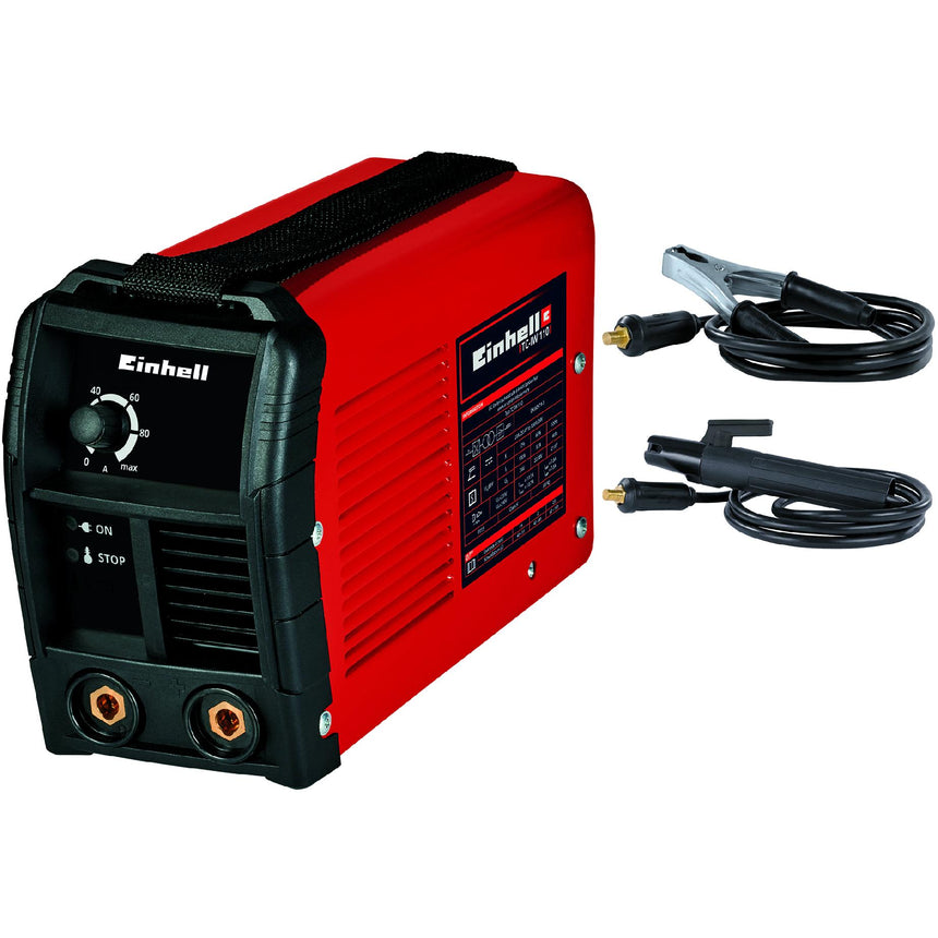 Invertor sudura Einhell TC-IW 110, 100 A, 230 V, 1.6-2.5 electrod, 4.16 kg, siguranta 16 A
