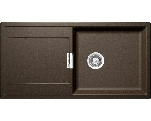 Chiuveta Bucatarie Cu O Cuva Schock Mono D-100l 100x51 Cm, Cu Picurator, Reversibila, Cristadur Bronze