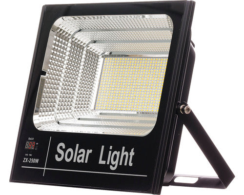 Proiector Solar Cu Led Ql Lighting 20000 Lumeni 3000-8000k, Cu Telecomanda, Aluminiu Negru