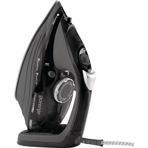 Fier de Calcat GORENJE SIH2600BKG, 2600W, 95g/min, 350ml, Talpa Ceramica, Negru