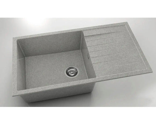 Chiuveta Bucatarie Granixit Cu O Cuva Fat Avangard 229 90x49 Cm, Cu Picurator, Reversibila, Polar