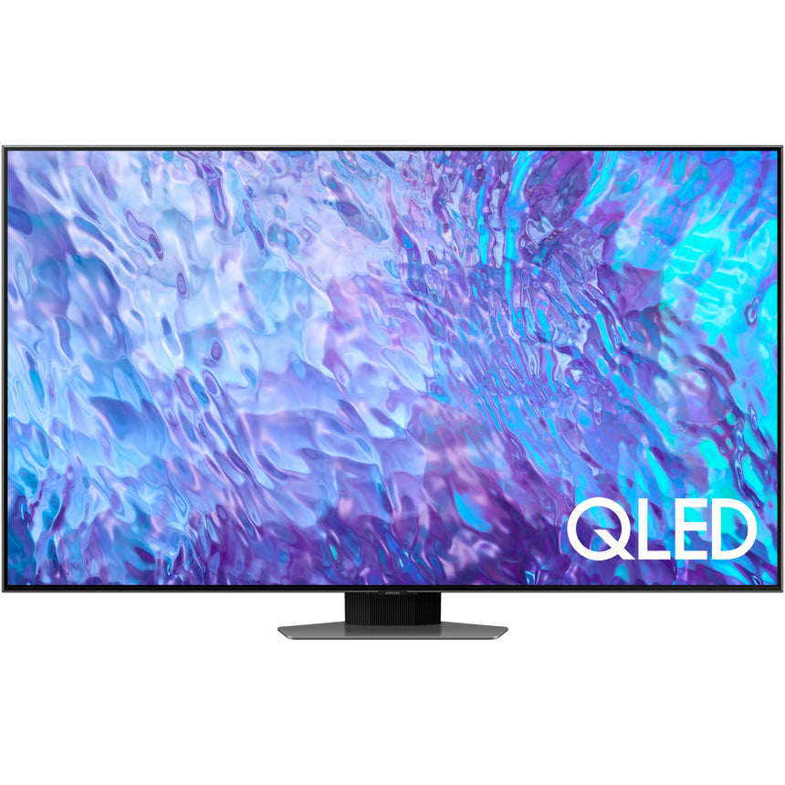 Televizor SAMSUNG QLED 55Q80C, 138 cm, Smart, 4K Ultra HD, 100 Hz, Clasa G (Model 2023)