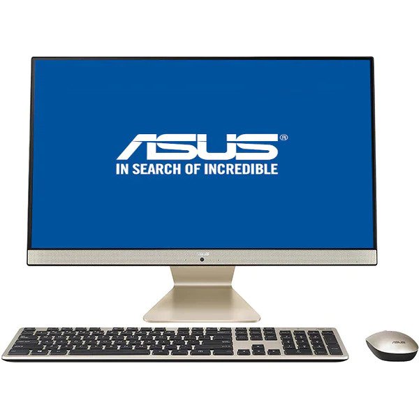 Sistem PC All in One ASUS Vivo V241EAK-BA033D, 23.8" Full HD, Intel Core i7-1165G7, 8GB, 1TB plus SSD 512GB, Endless, Auriu-Negru