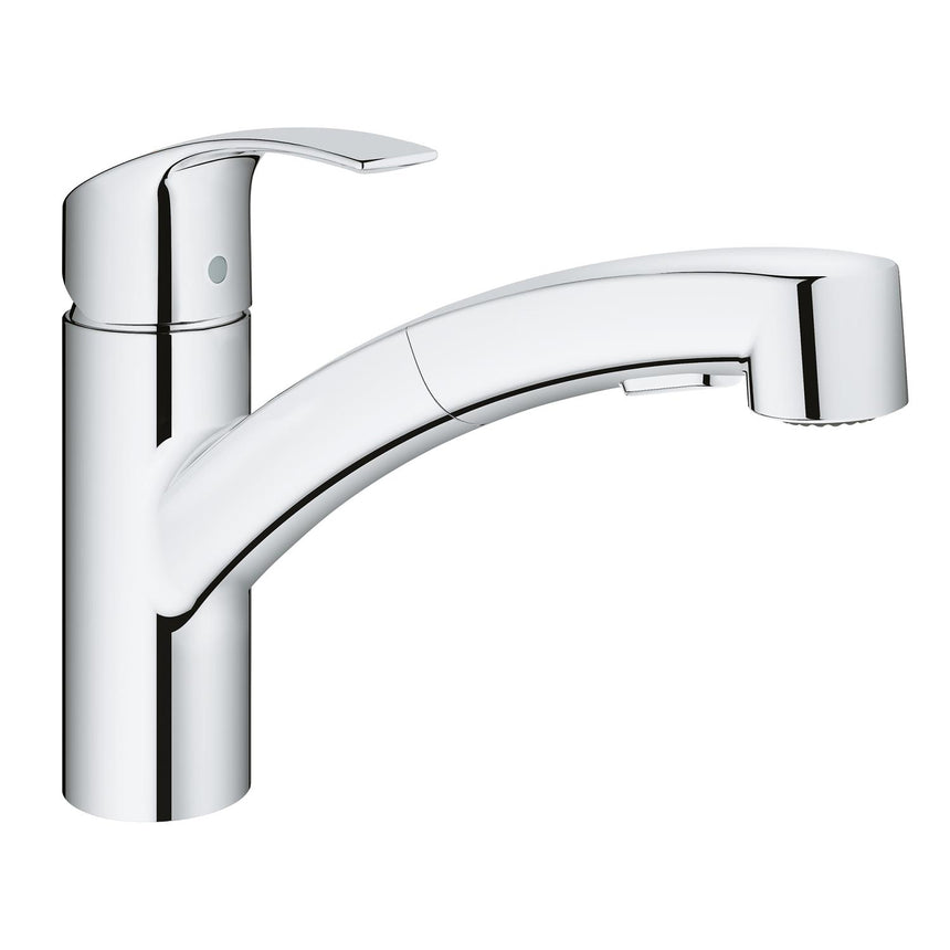 Baterie bucatarie Grohe Eurosmart, monocomanda, 3/8", dus extractibil
