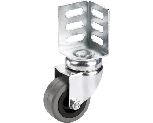 Roata Pivotanta Plastic & Cauciuc Plin Tarrox Ø50mm, Placa Fixare 40x40 Mm, Cu Rulment