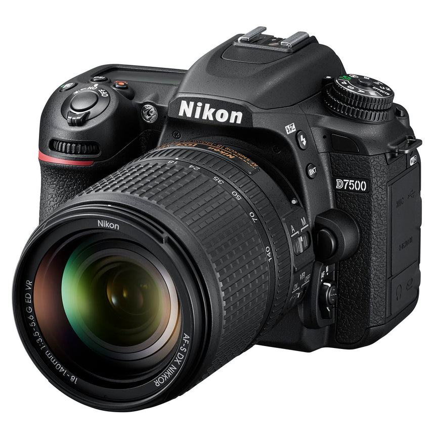 Aparat Foto DSLR Nikon D7500, 20.9 MP + Obiectiv 18-140mm VR