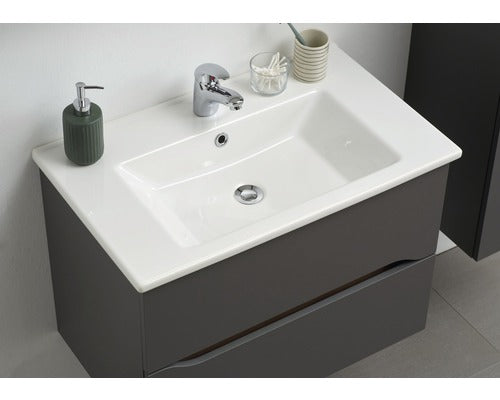 Lavoar Ceramic Pelipal Offenbach / Capri, cu Montare pe Mobila, 75 cm, Alb