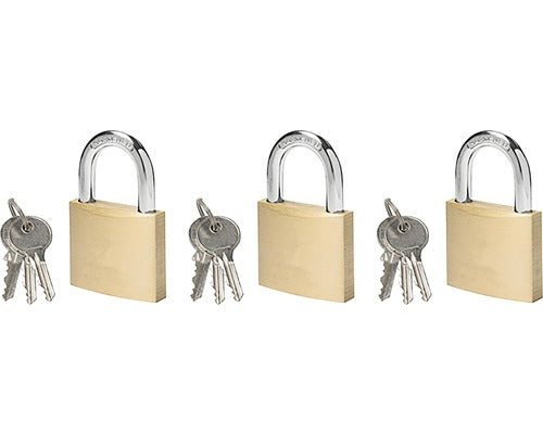Lacate Alama 40mm, Belciug Ø6, 3mm, 3x3 Chei, Pachet 3 Bucati