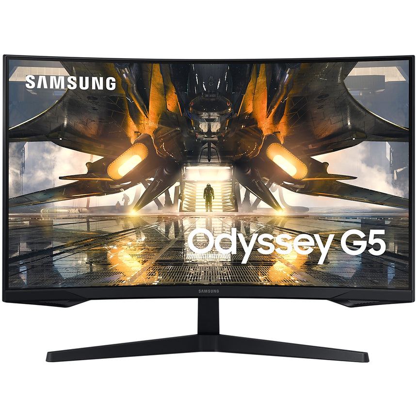 Monitor Gaming LED curbat Samsung Odyssey G5, 32", QHD, VA, 1ms, 165Hz, HDR FreeSync Premium
