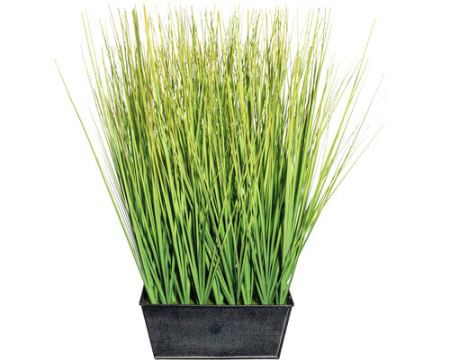 Planta Artificiala Iarba In Ghiveci Zinc H 46 Cm Verde