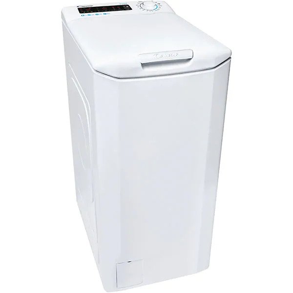 Masina de spalat rufe cu incarcare verticala Candy CSTG 48TME/1-S, 8 kg, 1400 RPM, Clasa B, Motor Inverter, Mix Power Systems, Alb