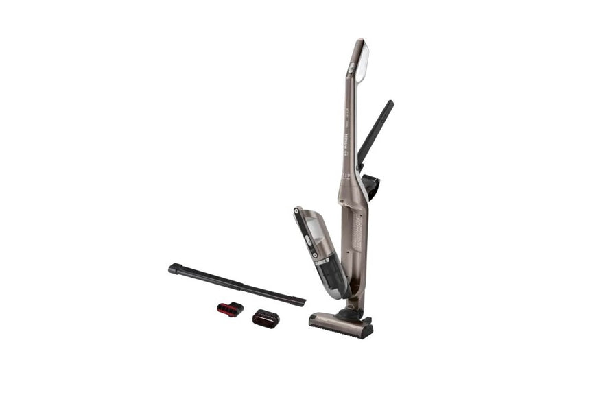 Aspirator fara fir Bosch BBH3ALL23, baterie Li-Ion 23V, autonomie 50 min, perie motorizata PowerBrush, iluminare LED, maro/argintiu