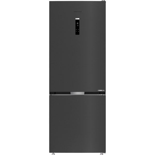 Combina Frigorifica GRUNDIG GKPN6793XD, No Frost, 490 L, H 192 Cm, Clasa D, Dark Inox