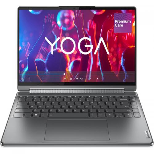 Laptop ultraportabil Lenovo Yoga 9 14IRP8 cu procesor Intel® Core™ i7-1360P pana la 5.0 GHz, 14", 2.8K, OLED, Touch, 16GB, 1TB SSD, Intel® Iris® Xe Graphics, Windows 11 Home, Storm Grey, 3y on-site Premium Care