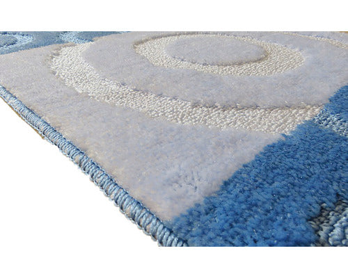 Set covorase baie antiderapante Brize, 2 piese, 50x80 cm, albastru