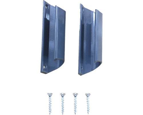 Maner Aluminiu Pentru Plasa Tantari, Gri, Set 2 Buc